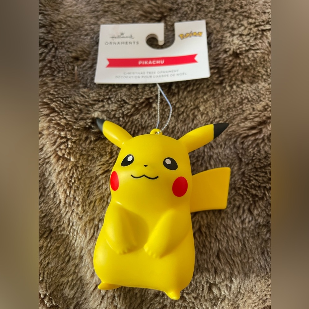 Pokemon Pikachu Hallmark  Christmas Tree Ornament new